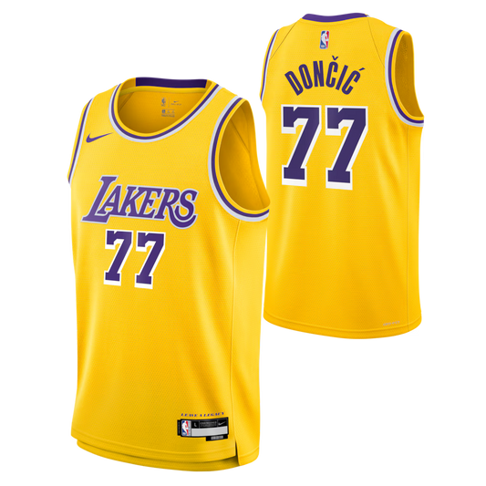 Luka Dončić Los Angeles Lakers Unisex Jersey - Icon Edition - Gold