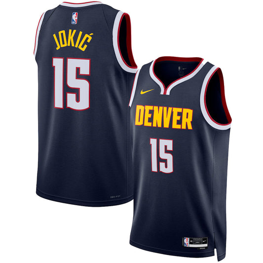 Nikola Jokic Denver Nuggets Unisex Jersey - Icon Edition - Navy